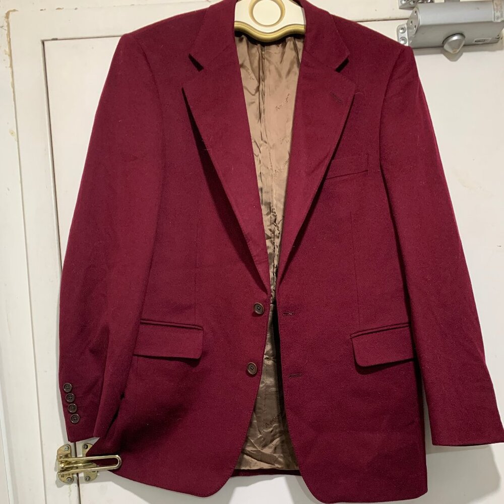 VINTAGE MADE IN ENGLAND AQUASCUTUM OF LONDON CLASSIC CASHMERE WOOL BLAZERS